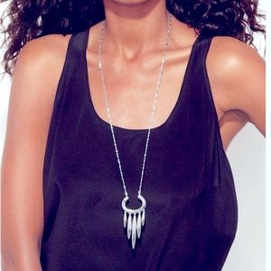 Stella and dot silver necklace.